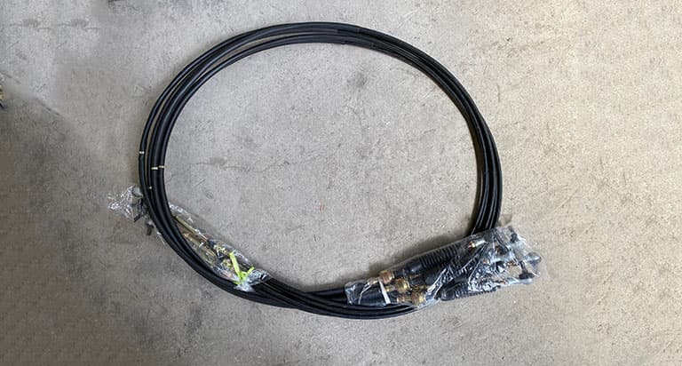 Gear shift flexible shaft L-2400mm
