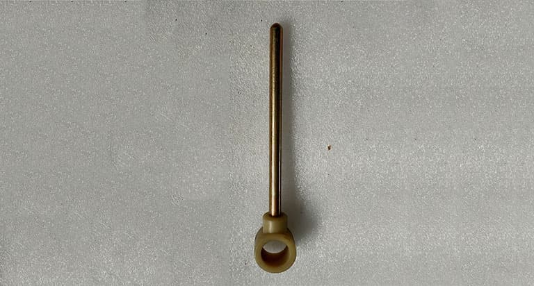 Clutch master push rod assembly