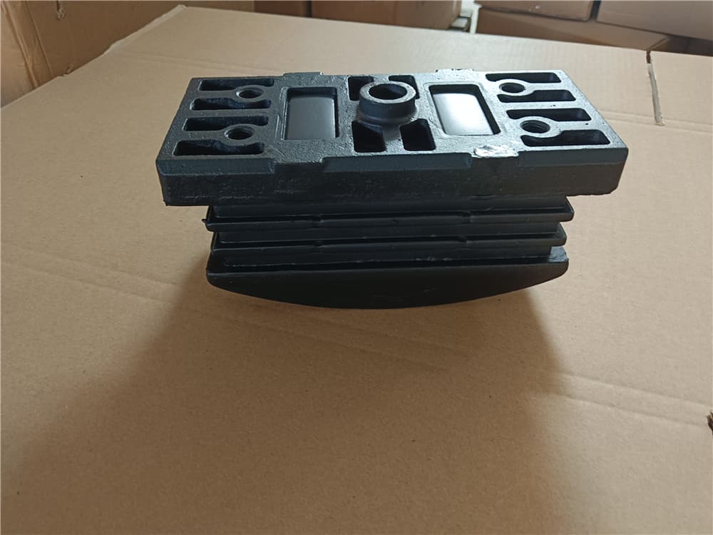rear steel rubber support