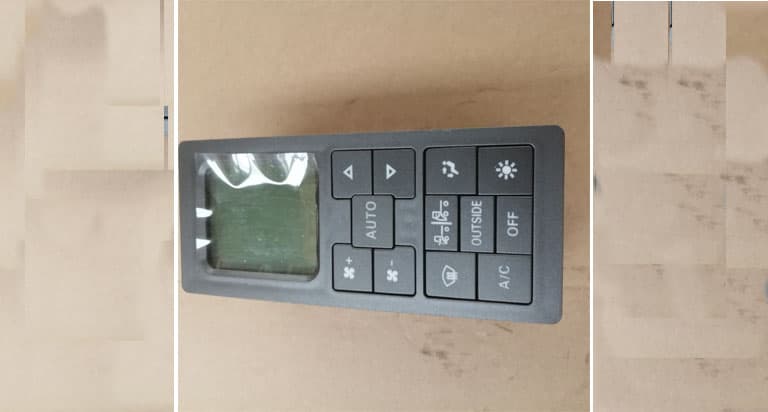 air conditioner control plate