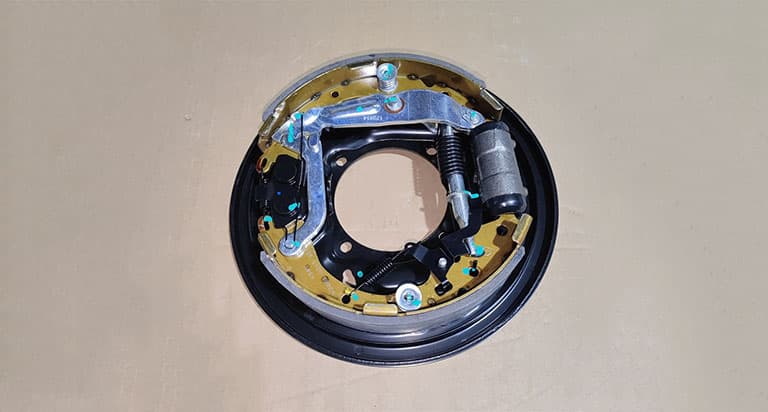 Right rear brake shoe