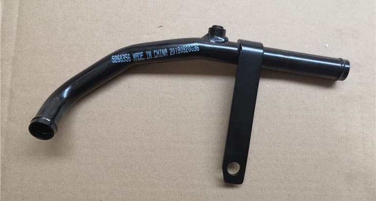 Water outlet pipe for EGR cooler