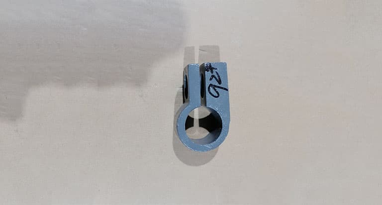 Transmission support pipe clamp