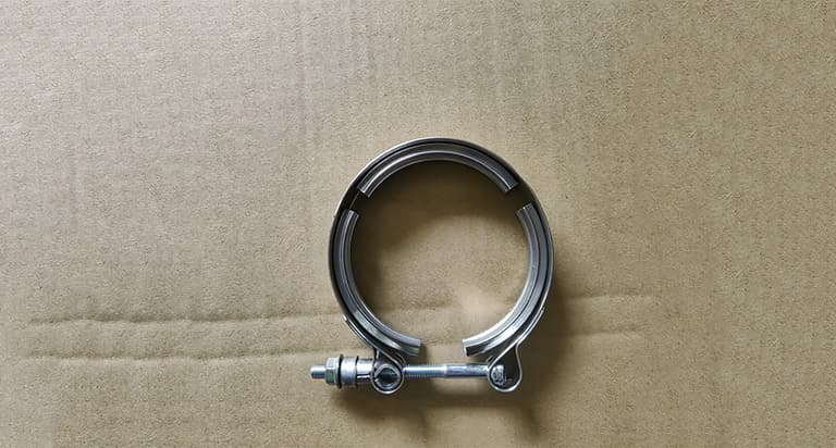 V-shaped clamp