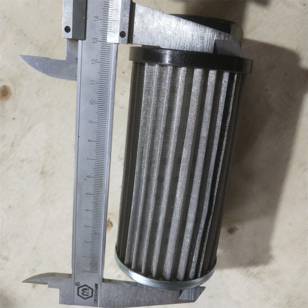 Hydraulic return oil/suction oil filter element