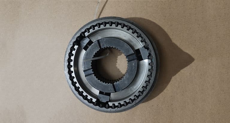 First and second gear synchronizer